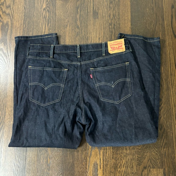 Levi's 541 Jeans Athletic Taper Blue Denim Mens 40x30 Classic Dark Wash - Picture 6 of 8